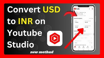 how to convert usd to inr on yt studio | how to change currency in youtube studio