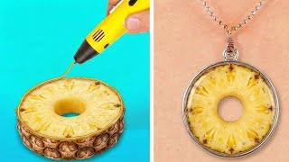 酷炫3D筆與熱熔膠手工藝 🤩 簡單DIY自製點子 | 123 GO! FOOD