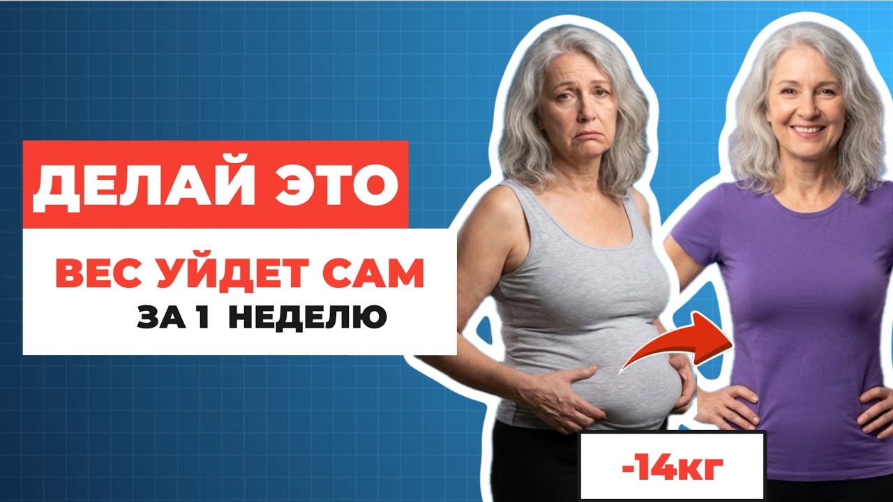 Минус один размер за неделю гарантированно! Как быстро похудеть
