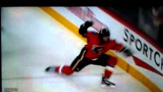 Calgary Flames Overtime Goal vs Anaheim Ducks.