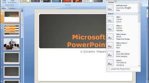 PowerPoint 2007 Tutorial: Overview