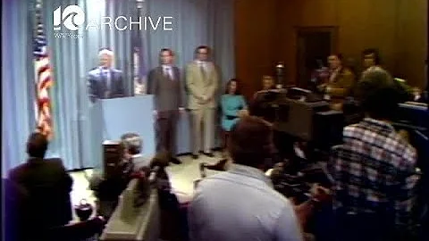 WAVY Archive: 1981 Senator Harry Byrd Announces Re...