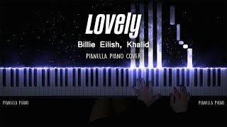 Billie Eilish, Khalid - lovely | PIANO COVER by Pianella Piano видео