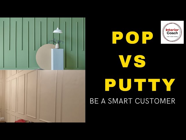 Wall Putty! Acrylic Wall Putty vs Cement Putty vs POP - Which is Better &  why? 
