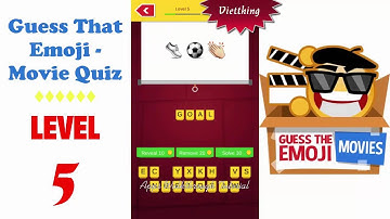 Guess That Emoji - Movie Quiz Level 5 - All Answers - Walkthrough ( By GMonks Entertainment )