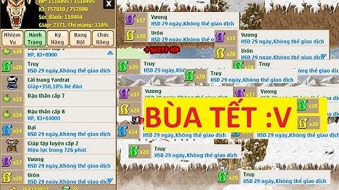 Thủ Thuật Up Bùa Sự Kiện Tết - Lí Do Up Mãi Không Đủ Bùa