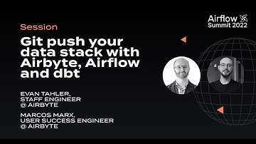 git push your data stack with Airbyte, Airflow and dbt