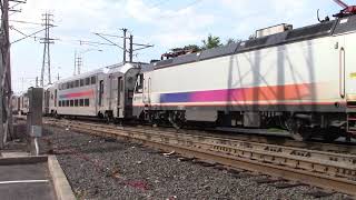 Railfanning Njt 7252 & 7257 In Red Bank 6620