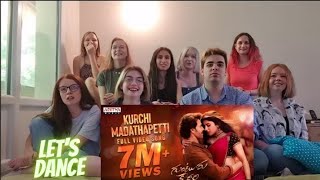 Guntur Kaarams Kurchi Madathapetti Full Song Reaction