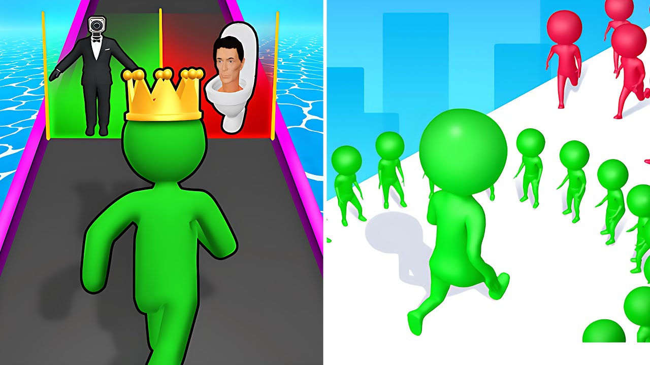 Circle Run Vs Giant Rush 🌈🌺🌈Walkthrough Max Levels 2026 New Update Gameplay BB11