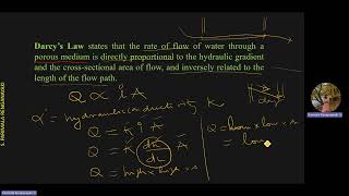 Lecture 3 Groundwater Darcys law and worked-out numerical
