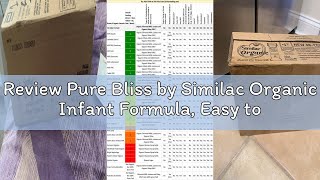 Review Pure Bliss by Similac Organic Infant Formula Easy to Digest USDA-Certified Organic Ready t