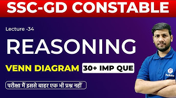 SSC-GD Constable Reasoning Special | Venn Diagram  : 30+ IMP Que | By  Manish Napit Sir