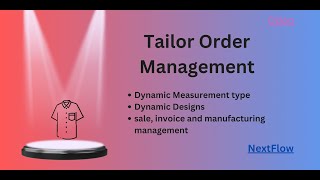 Tailor Management Design Flow | Dynamic Design & Measurement System in Odoo screenshot 4