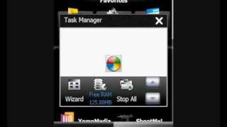 Task manager from the Asus m900 for Windows Mobile
