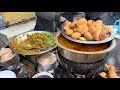 Masaledaar aloo kachori  tasty  spicy  indian street food  rs 20