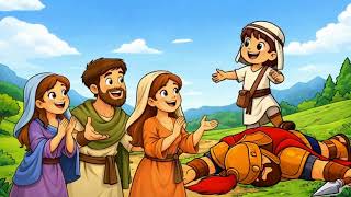 David and Goliath Song for Preschoolers | Bible Song for Toddlers #sundayschool