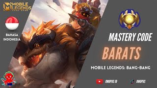 BARATS Mastery Code Mobile Legends Bahasa Indonesia