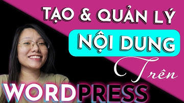 [Hướng dẫn] Tạo và Quản lý Nội dung trên Wordpress | MISADIGI