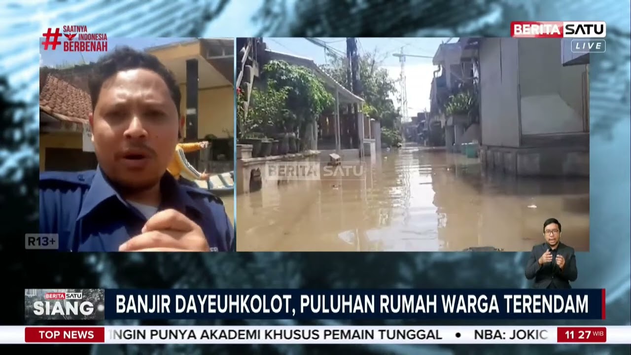Banjir 2 Meter Rendam Puluhan Rumah di Dayeuhkolot Bandung 