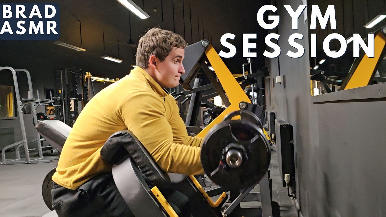 ASMR GymBro Build Muscle with Me! (My Gym Session)