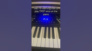 Day 1 of learning how to play TPOT intro on the piano #bfdi #tpot