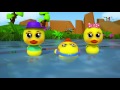 Cinco patos pequenos | rima de berçário | miúdos 3D canção | Five Little Ducks | Bao Panda Song