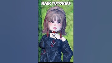 Hair Tutorial For You In Dress To Impress #dresstoimpress #dti #dtiroblox