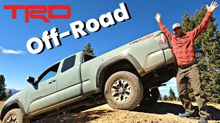 CAN IT HANG?  2023 Toyota Tacoma TRD OFF ROAD in Lunar Rock!