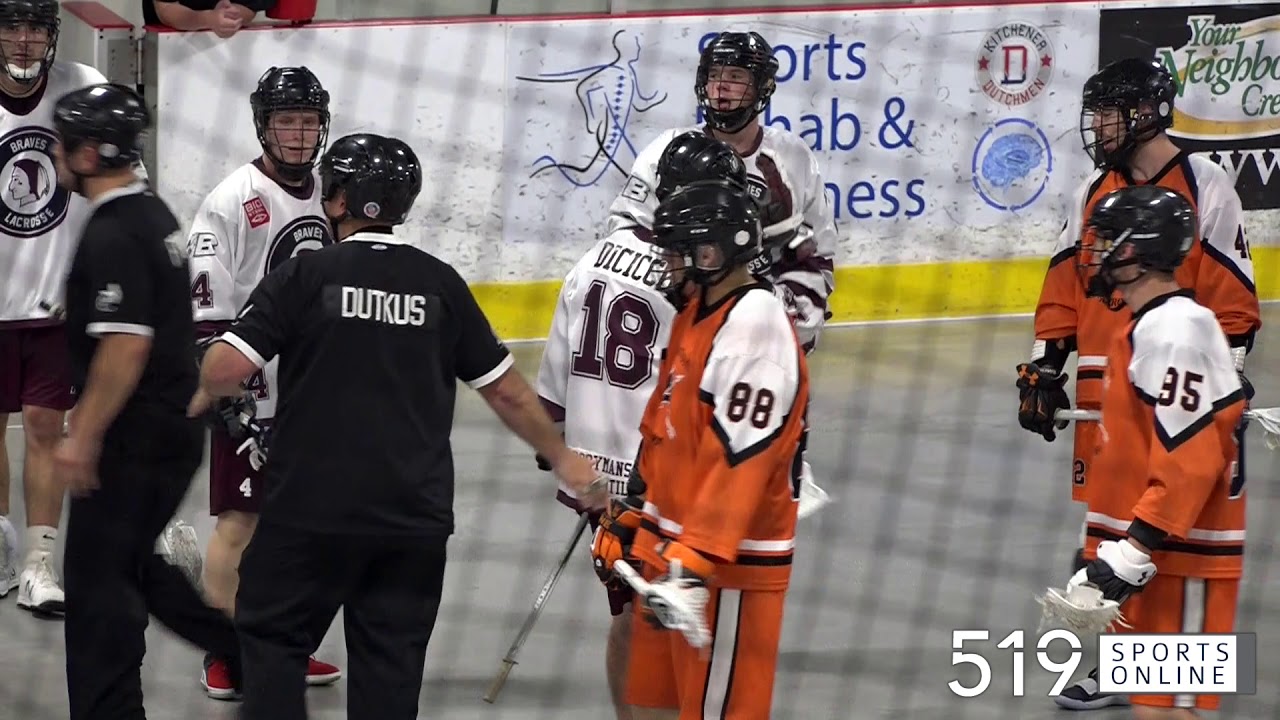 Junior A Lacrosse Six Nations Arrows vs KW Braves YouTube