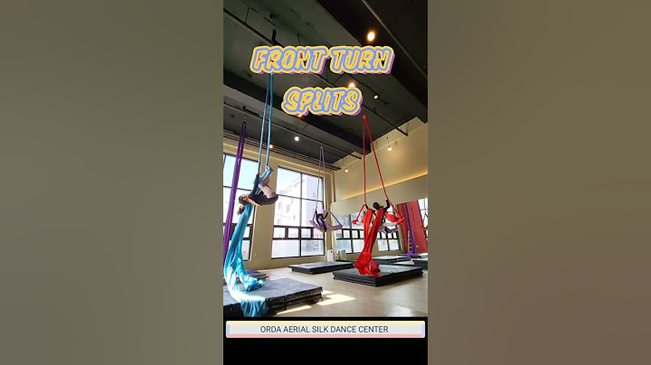 공중에서 다리찢기 🤩 #aerialsilks  #challenge #split #여자아이들 #girls