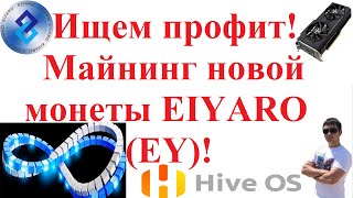 Ищем профит! Майнинг новой монеты EIYARO (EY)!