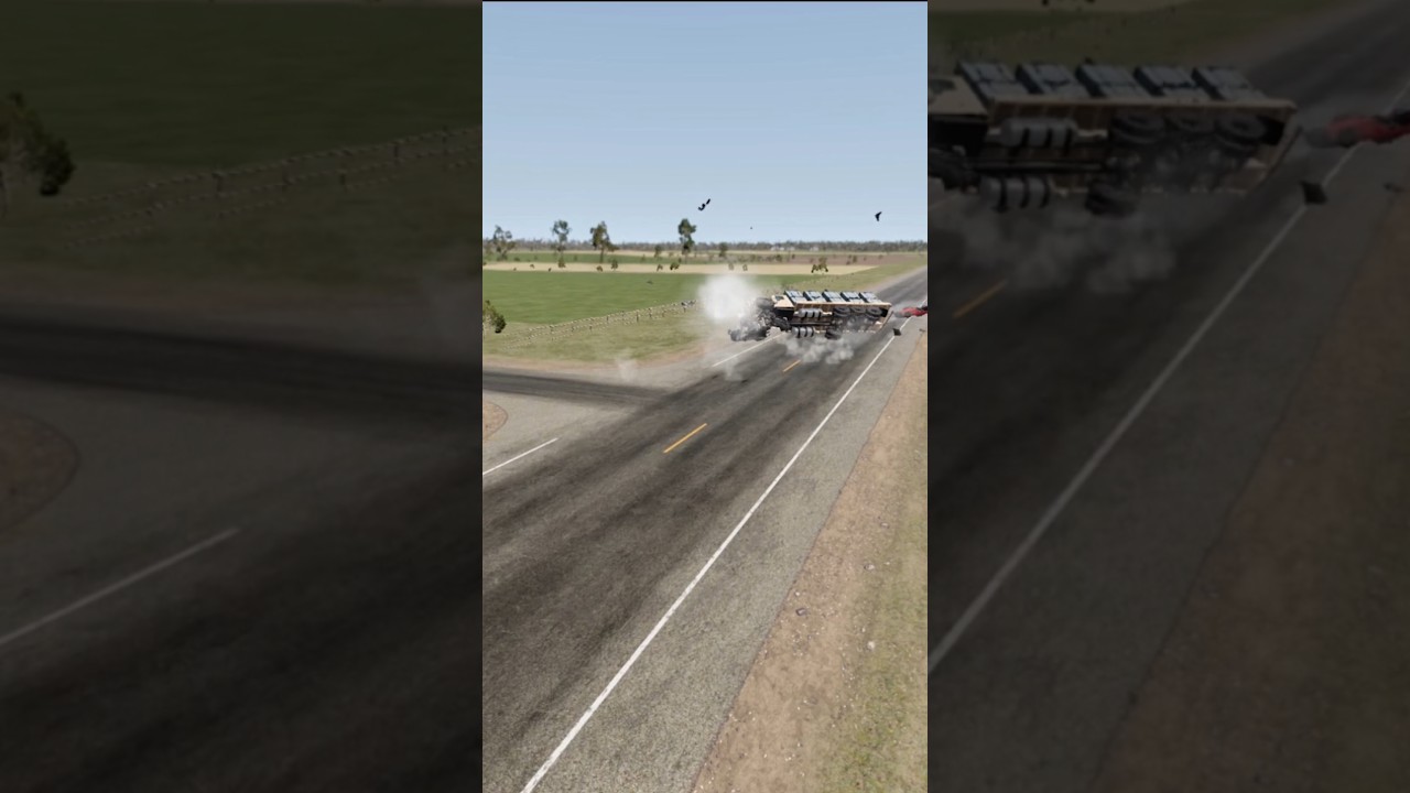 "Truck Runs Stop Sign – Massive Crash!" 🚚💥 Subscribe 👈 