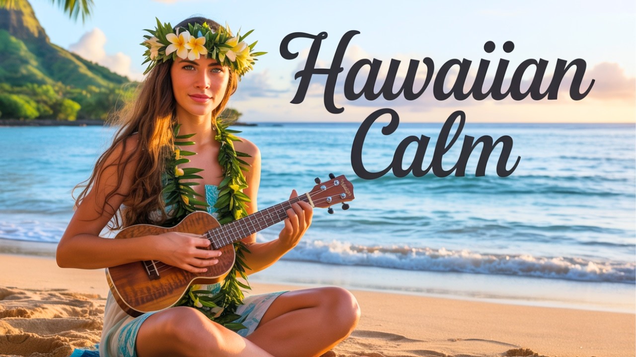 Hawaiian Slack Key Guitar (Kī Hō'alu) 4K | Calm Music for Focus
