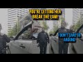 Man Confronts Lady Officer For Letting Her Friend Break The Law.