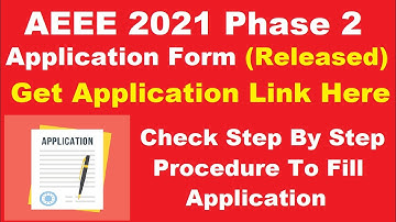 AEEE 2021 Phase 2 Application Form (Released) - How To Fill Amrita University 2021 Application Form
