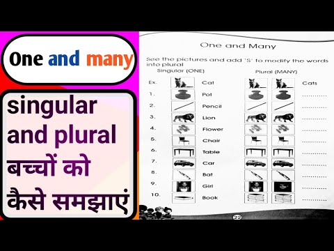 singular and plural nouns//one and many uses for kids//change the ...
