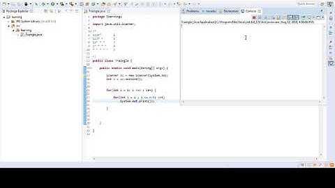 Equilateral Triangle Pattern in Java
