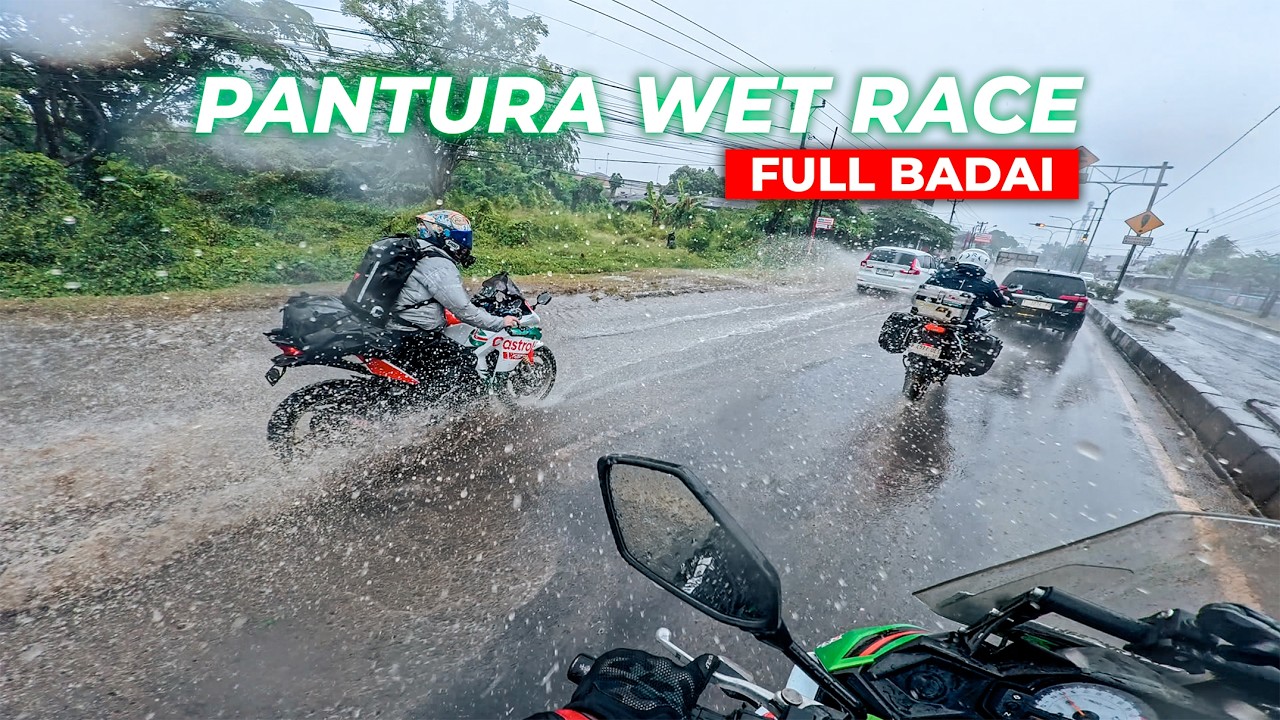 PANTURA WET RACE 🥶 ft. @jodiemotovlogs
