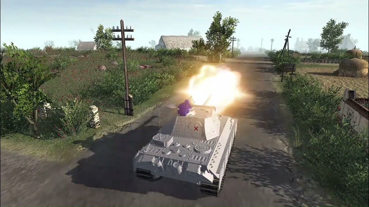 Men of War Army Men : Plastopian Wars Grey Panzers Attack Blue Supply Zone 1 !