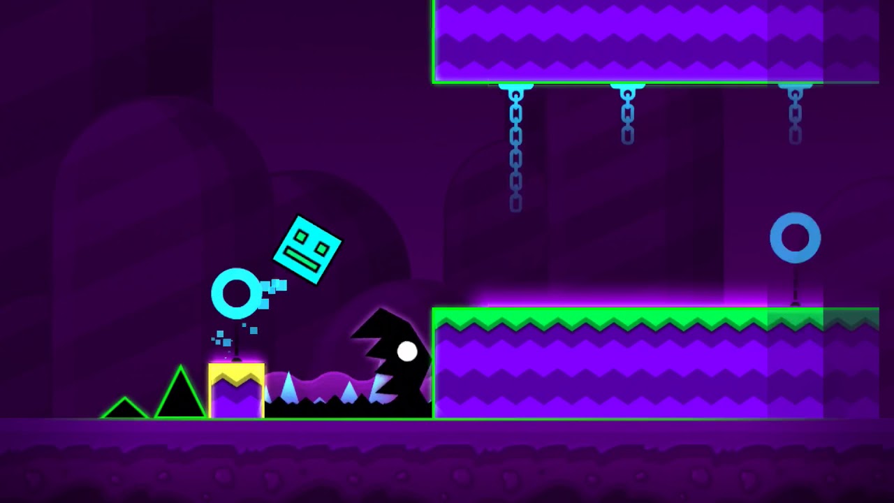 How to complete Geometry dash world level 1 - YouTube