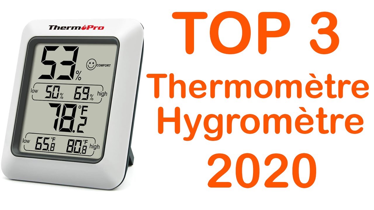 Hygromètre d'intérieur Best4u, mini thermomètre d'intérieur numérique,  hygromètre