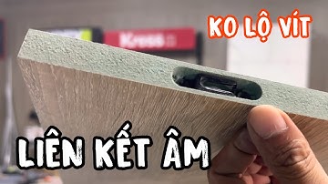 LIÊN KẾT ÂM & PHỤ KIỆN LIÊN KẾT ÂM KHÔNG LỘ VÍT CHO XƯỞNG NỘI THẤT GỖ CN