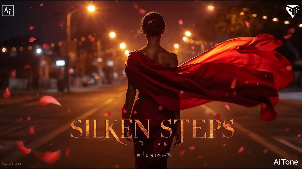 AiTone - Silken Steps | Woman in Striking Red Dress | Official Music