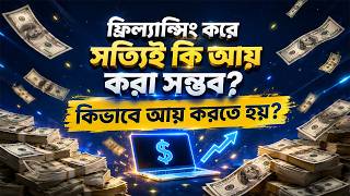 ফ্রিল্যান্সিং করে টাকা ইনকাম করা যায়? ফ্রিল্যান্সিং কিভাবে শিখবো | freelancing income possible?