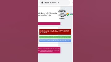 How To Check NEET 2021 Examination City | Admit Card | Vishnu