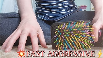 Carpet Scratching and Brushing 💥FAST AND AGGRESSIVE STYLE⚡️ASMR