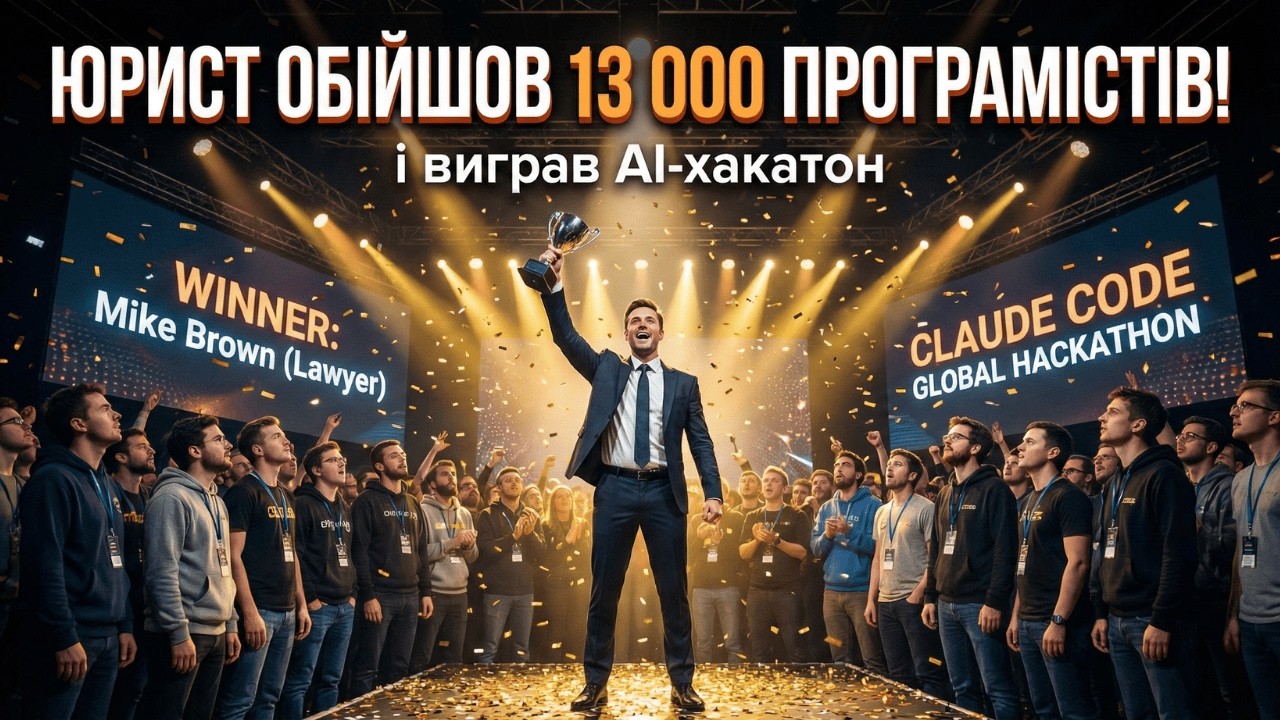 Юрист обійшов 13 000 програмістів і виграв ШІ хакатон