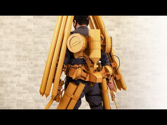 【Attack on Titan】How to Make Omni-directional Mobility Gear with Cardboard class=