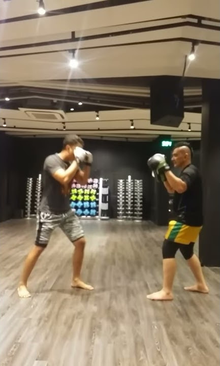 MuayThai with guru Henri Hendarto